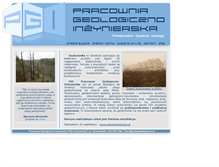 Tablet Screenshot of geotechnika.uslugigeologiczne.pl
